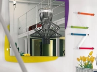 Specchio Visual con cornice in plexiglass di Ponti Terenghi