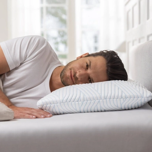 Cuscino ergonomico tradizionale Comfort SmartCool feeling morbido o medio rigido di Tempur