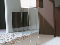 Lampada da terra in tessuto con struttura in metallo Cometa di Adriani e Rossi