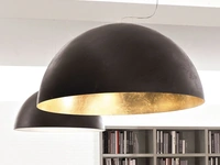 Lampada a sospensione in metallo Domus di Adriani e Rossi