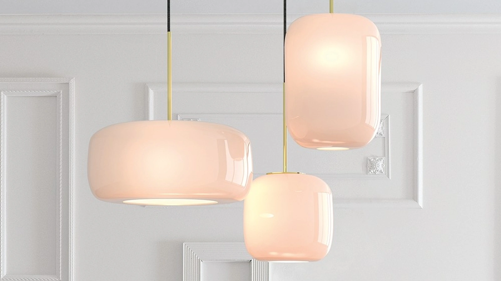 Lampada a sospensione Lord in vetro di Murano di Adriani e Rossi