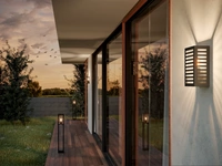 Lampada per esterno in metallo e vetro Alamonte di Eglo