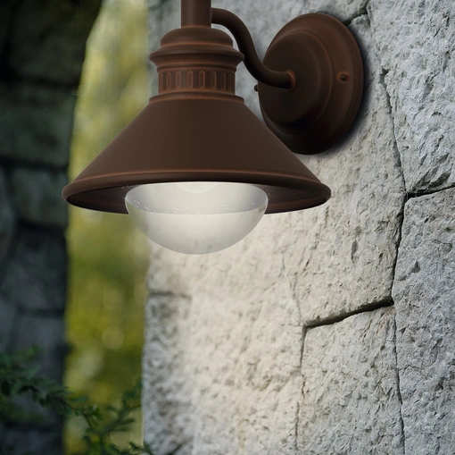 Lampada da esterno in metallo zincato Albacete di Eglo