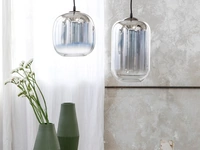 Lampada a sospensione in vetro Amphora di Tonin Casa