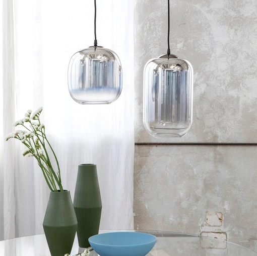 Lampada a sospensione in vetro Amphora di Tonin Casa