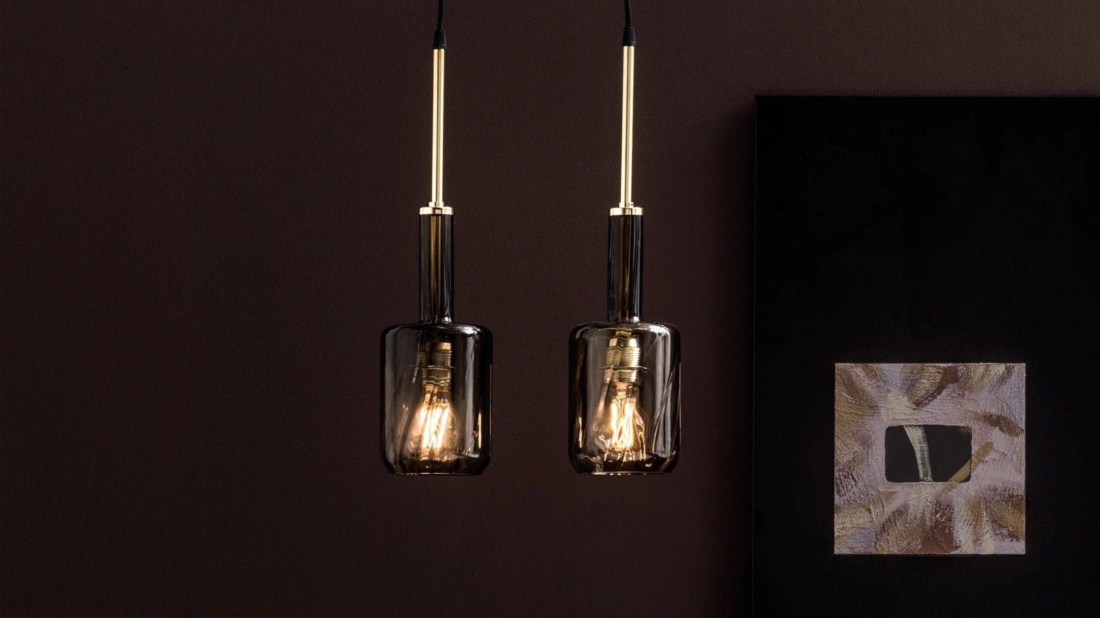 Lampada a sospensione Babylon in vetro di Murano di Adriani e Rossi