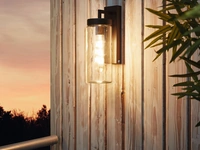 Lampada da esterni Bovolone in vetro e metallo di Eglo