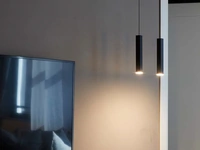 Lampada a sospensione in alluminio verniciato Stretch di Cattaneo