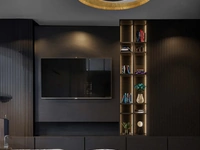 Lampada a soffitto Cleo in metallo curvato di Cattaneo