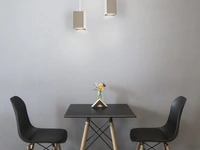 Lampada a sospensione in metallo Cubick di Cattaneo