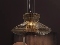 Lampada a sospensione in metallo Diva Adriani e Rossi