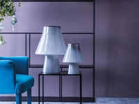 Lampada da tavolo in vetro di Murano soffiato Dizzi di Adriani e Rossi