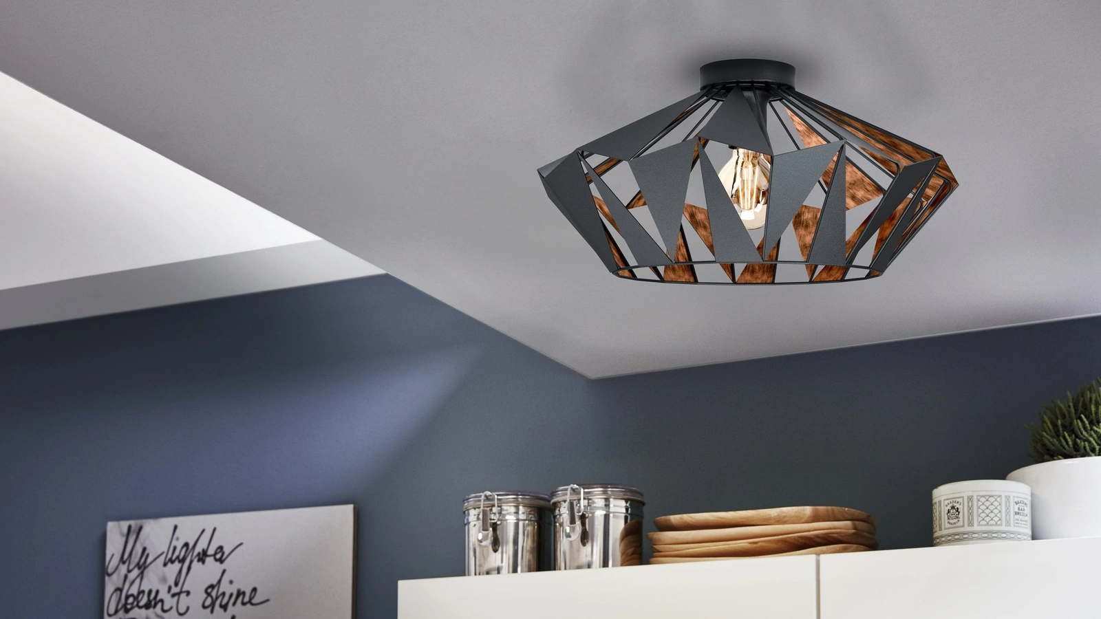 Plafoniera Carlton di Eglo