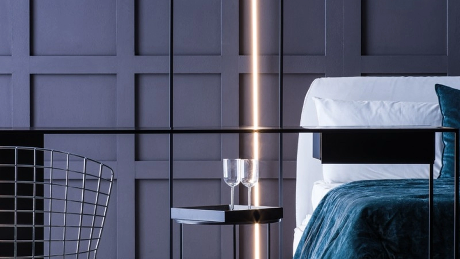 Lampada da terra Ellen in metallo color Antracite di Adriani e Rossi