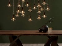 Lampada a sospensione Étoile in vetro di Tonin Casa