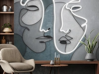 Lampada Flash a parete in materiale siliconico di Adriani e Rossi