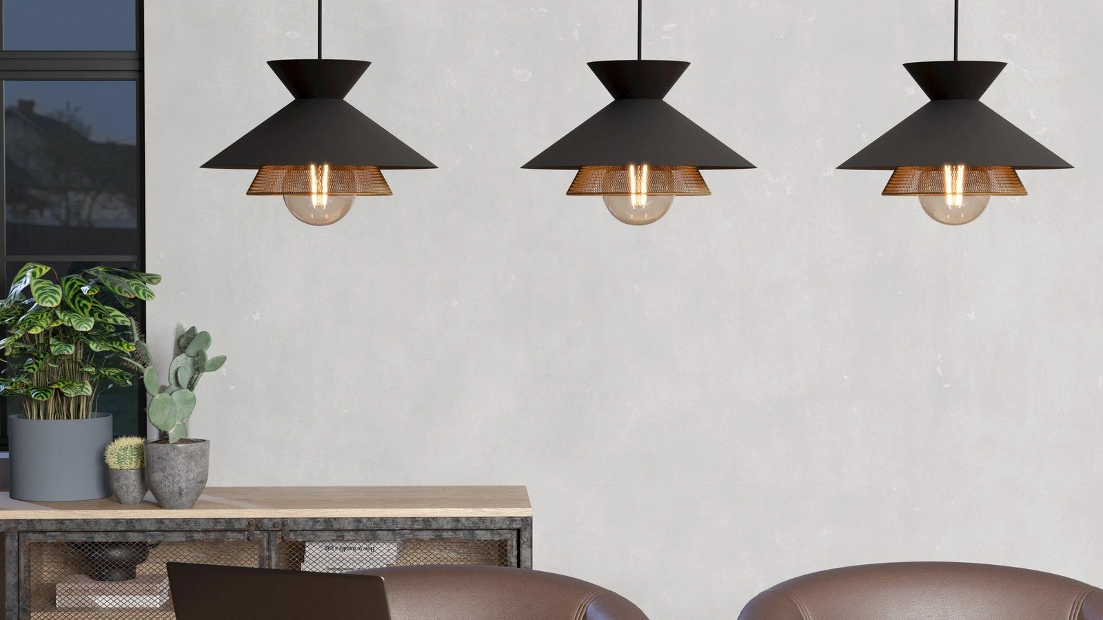 Lampada a sospensione Grizedale di Eglo