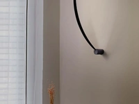 Lampada da parete Heron in metallo di Cattaneo