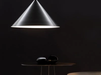 Lampada conica a sospensione in metallo Icon di Adriani e Rossi