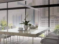 Lampada a sospensione in metallo Katana di Cattaneo