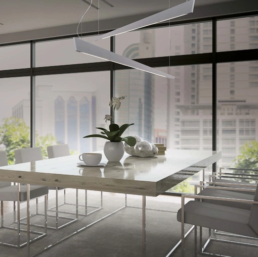 Lampada a sospensione in metallo Katana di Cattaneo