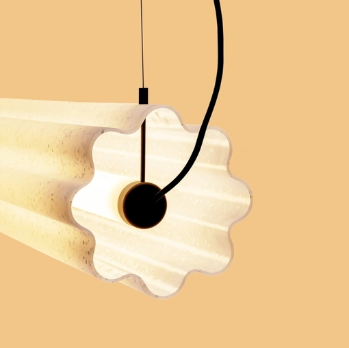 Lampada a sospensione Lucerama in polietilene riciclato di Miniforms