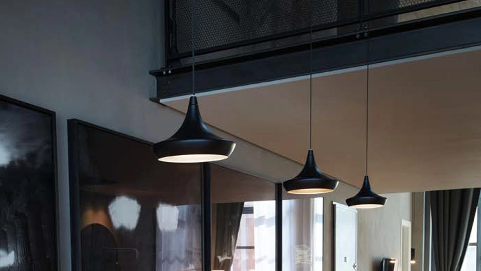 Lampada a sospensione in alluminio verniciato Mini Soft di Cattaneo