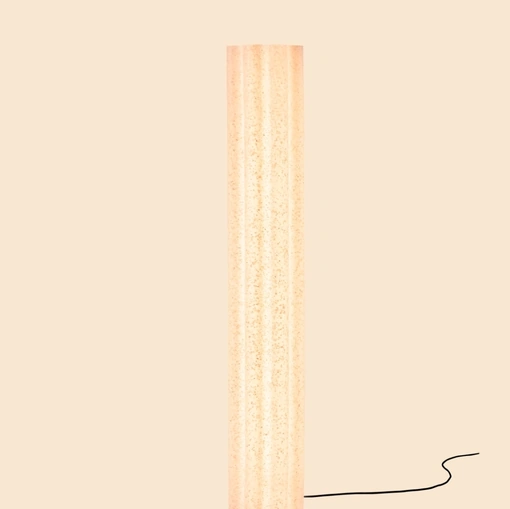 Lampada Lucerama Floor in polietilene riciclato di Miniforms