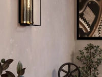 Lampada Nohales Applique in acciaio di Eglo