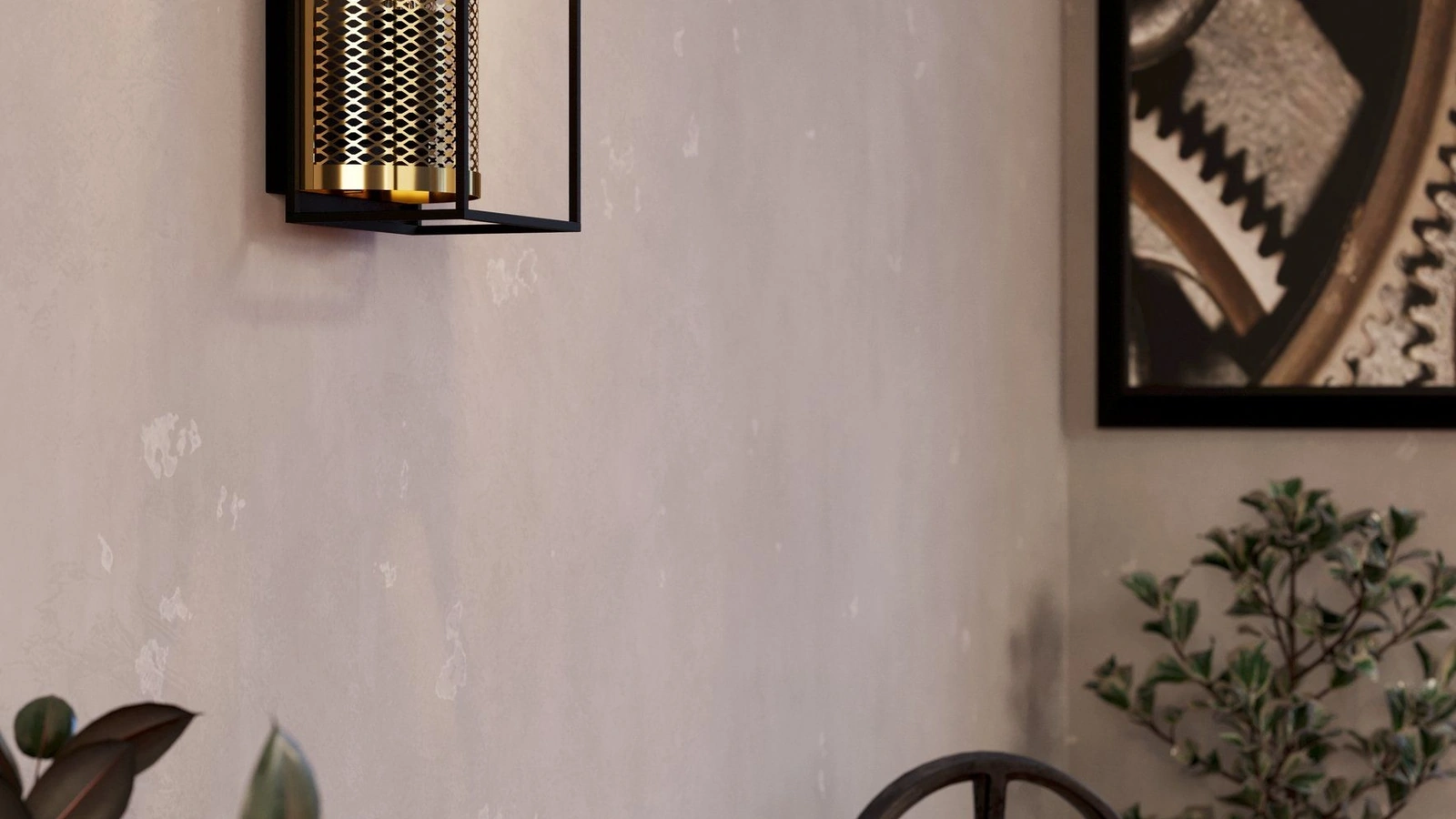 Lampada Nohales Applique in acciaio di Eglo