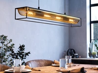 Lampada a sospensione in acciaio Nohales di Eglo