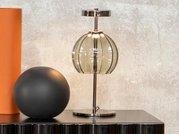 Lampada da tavolo in vetro e metallo Pagoda di Tonin Casa