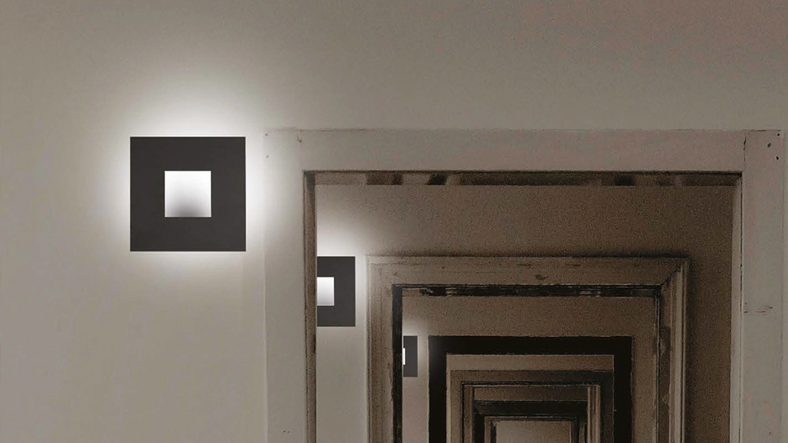 Lampada da parete Square di Cattaneo