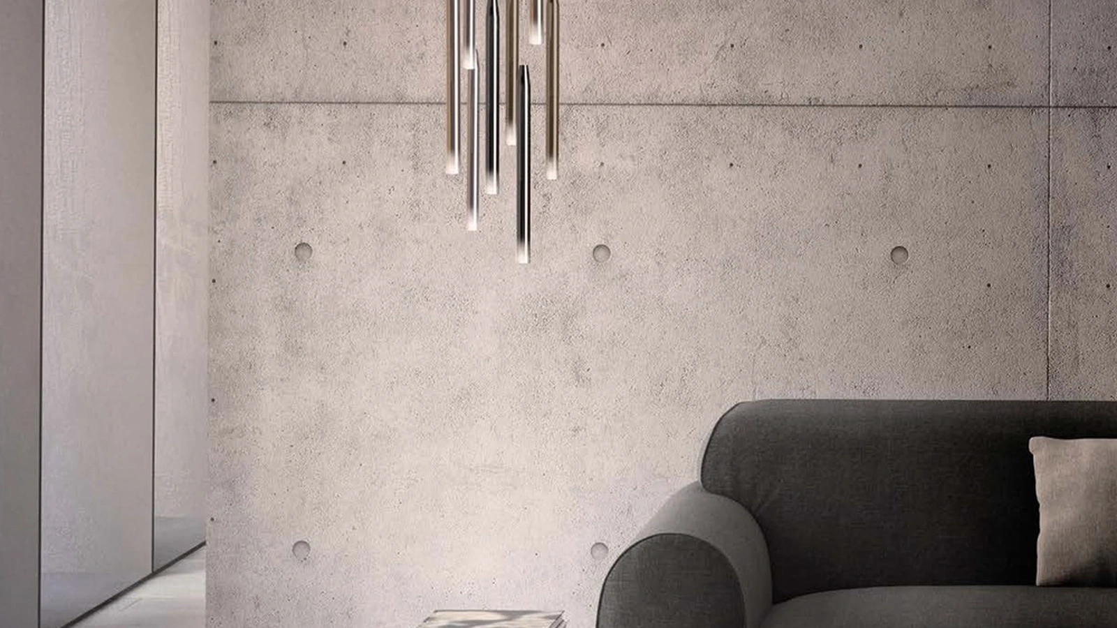 Lampada a sospensione in vetro termoresistente Waterfalls di Cattaneo