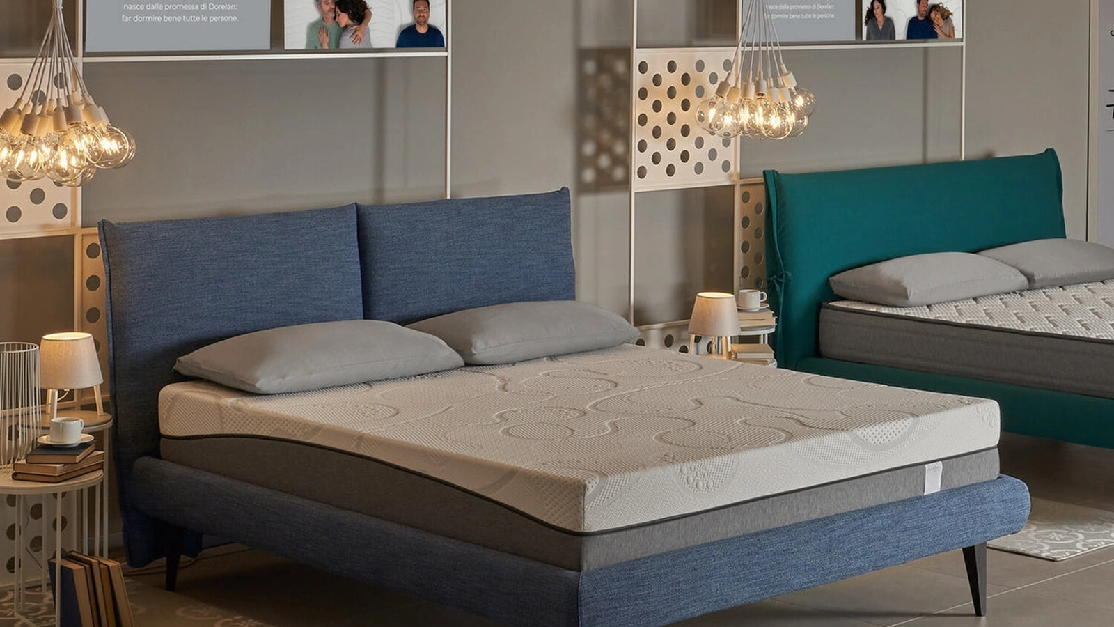 Materasso a molle e myform Cobalto di Dorelan