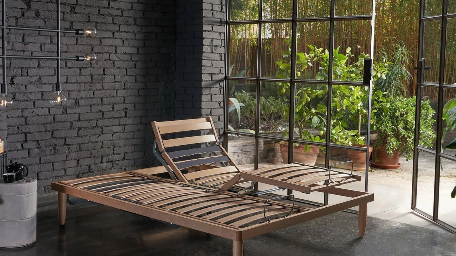 Rete in legno Natural 68 Elettrica di Dorelan