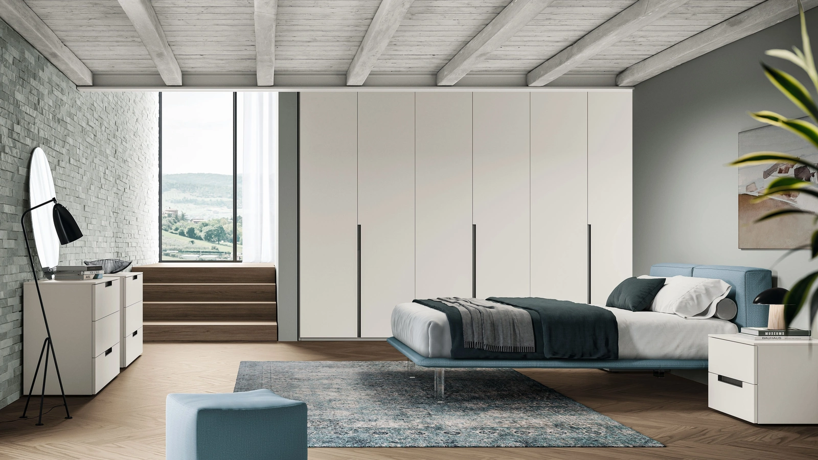 Armadio Ardecò Grip Platino di Spagnol Mobili