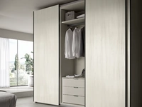 Armadio Ardecò Telaino Noce Sider di Spagnol Mobili