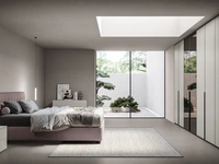 Armadio Ardecò Unica Grigio Londra e Specchio di Spagnol Mobili