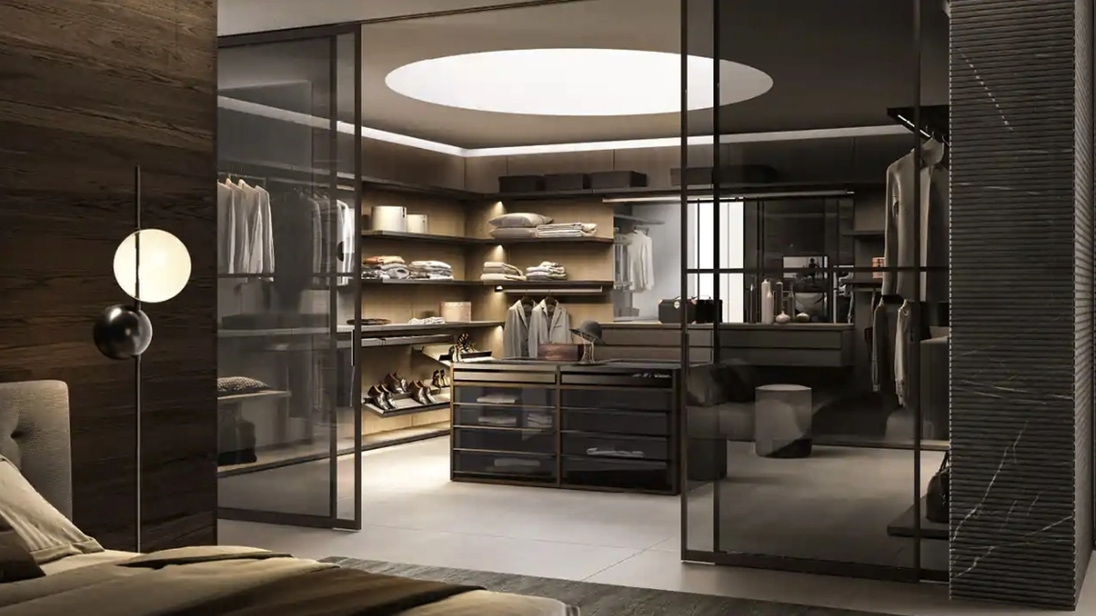 Cabina armadio Gemini G224 di Moretti Compact Giorno Notte