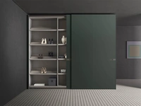 Armadio con ante scorrevoli Icona in laccato opaco di Pianca