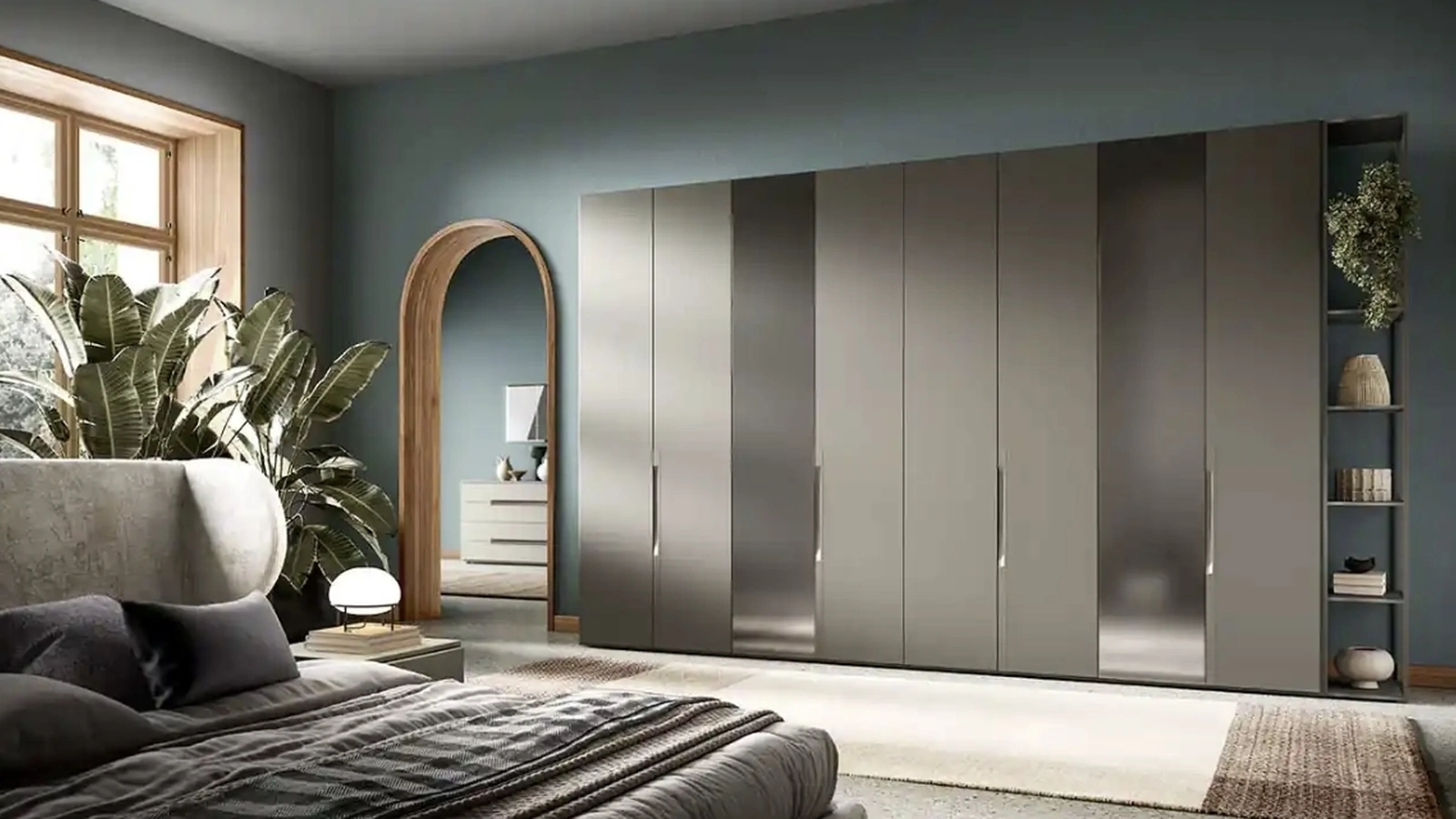 Armadio Libeccio B357 di Moretti Compact Giorno Notte