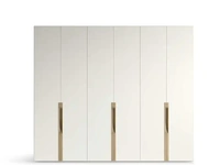 Armadio con ante battenti Libeccio B358 in nobilitato bianco di Moretti Compact Giorno Notte