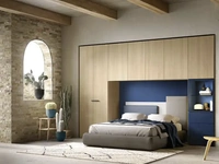 Armadio a ponte con ante battenti Libeccio U462 di Moretti Compact Giorno Notte