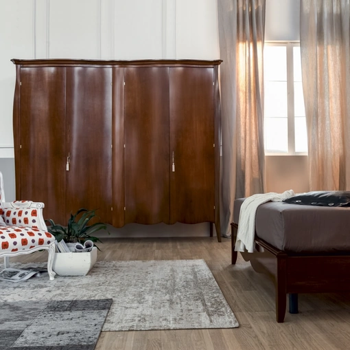 Armadio classico con ante battenti in legno Miso di Tonin Casa