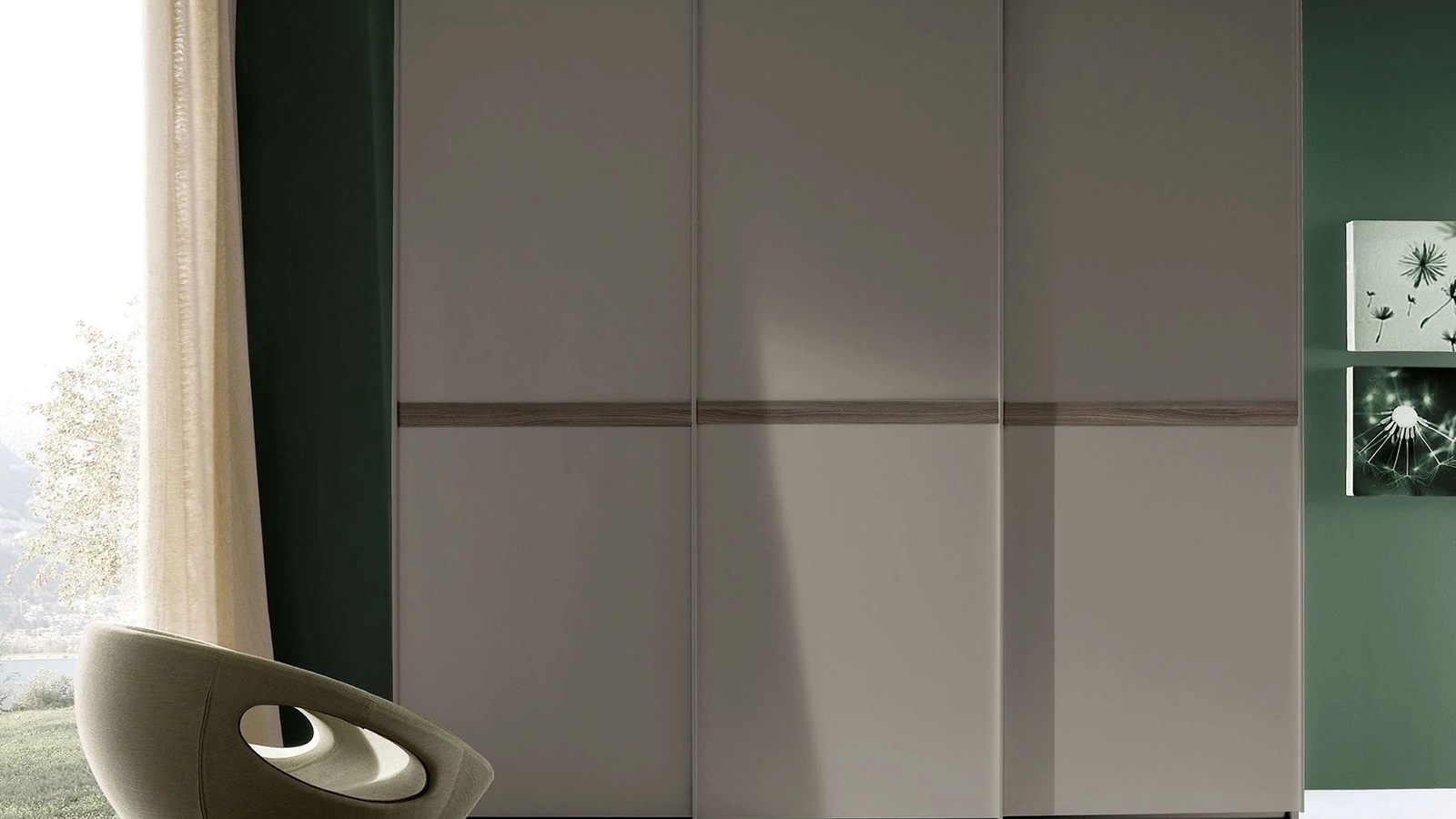 Armadio con ante scorrevoli Plan 90 Street 1 Grey di S75