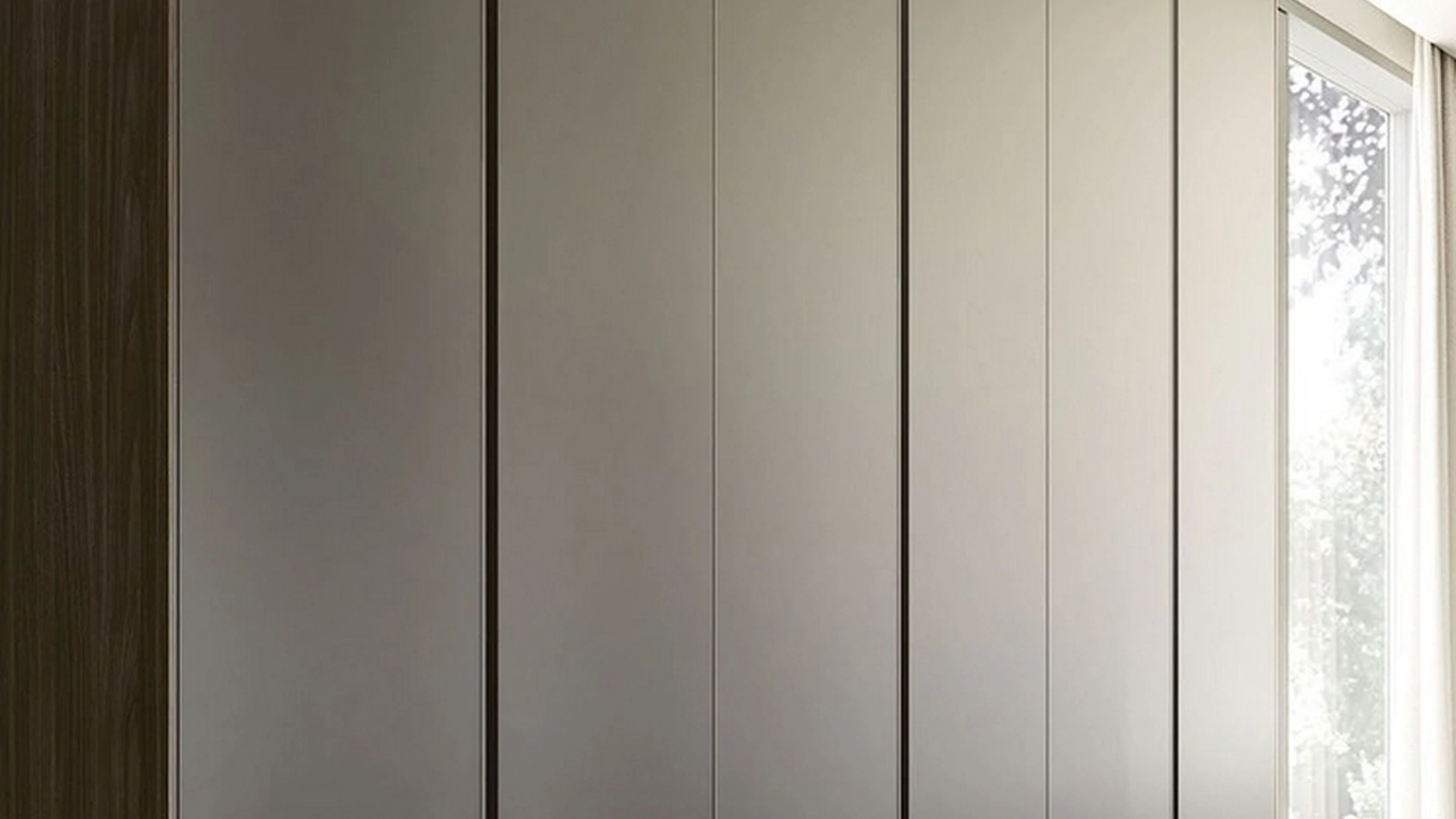 Armadio con ante battenti Quadro Gola finitura grey di S75