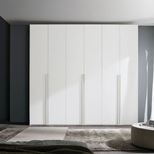 Armadio con ante battenti finitura bianco Quadro di S75