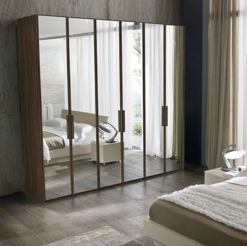 Armadio con ante battenti a specchio Trend 20 di S75