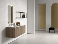 Mobile da Bagno sospeso in nobilitato effetto legno B-GO BG025 di Compab